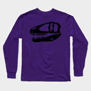 Carcharodontosaurus skull Long Sleeve T-Shirt